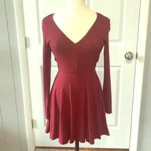 Urban Outfitters -Kimichi Blue- burgundy dress